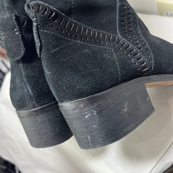 Vince Camuto Karinda Black Suede Over The Knee Boot Sz 10 - Picture 14 of 15